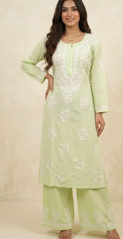 Modal chikankari set