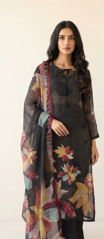Pure crepe premium pant suit SF445