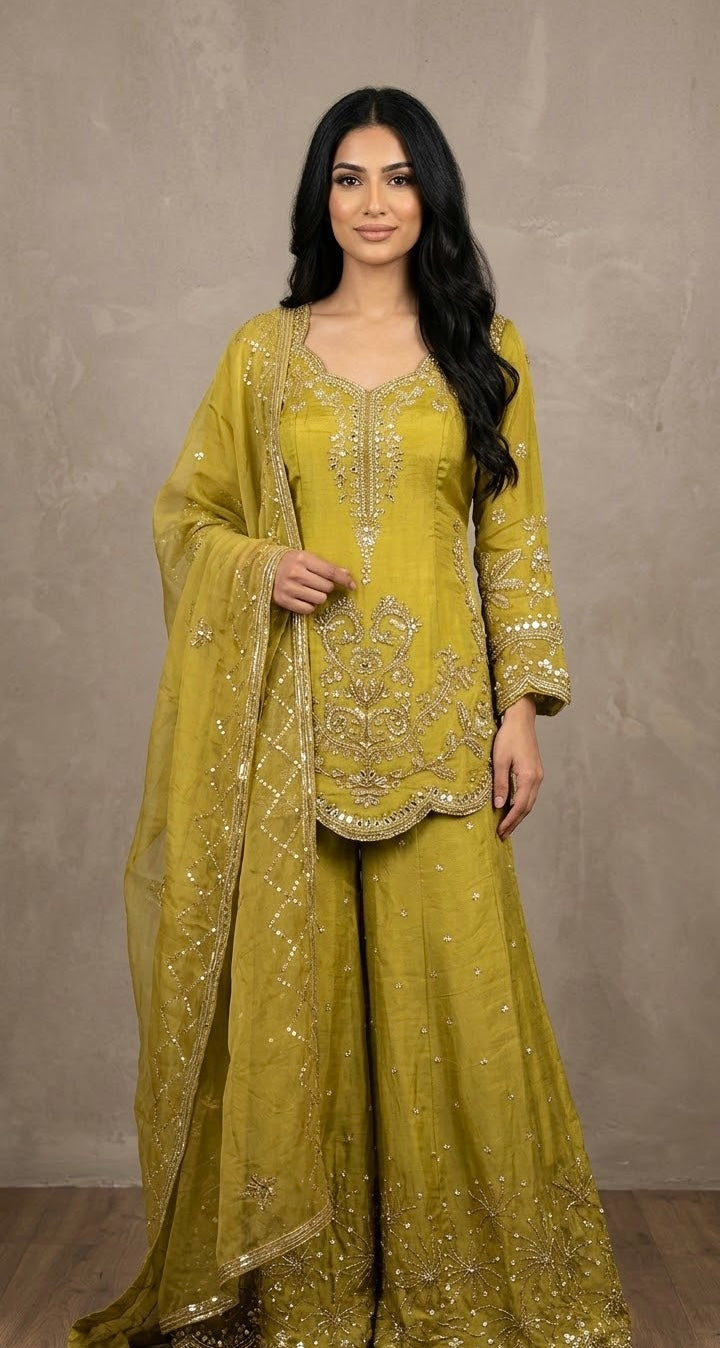 Party wear sharar suit SF622