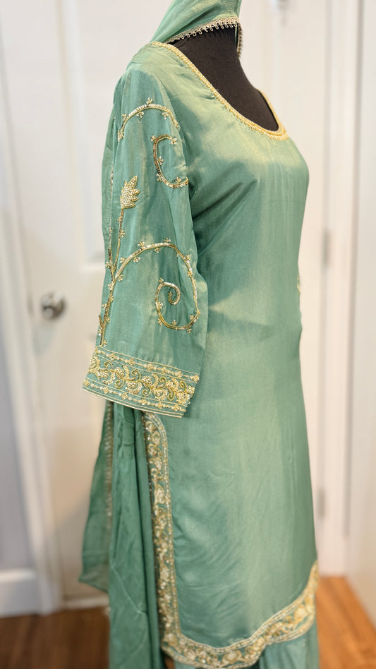 Boutique ready Silk sharar suit