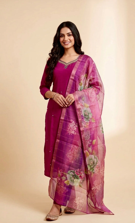 Designer duptta suit