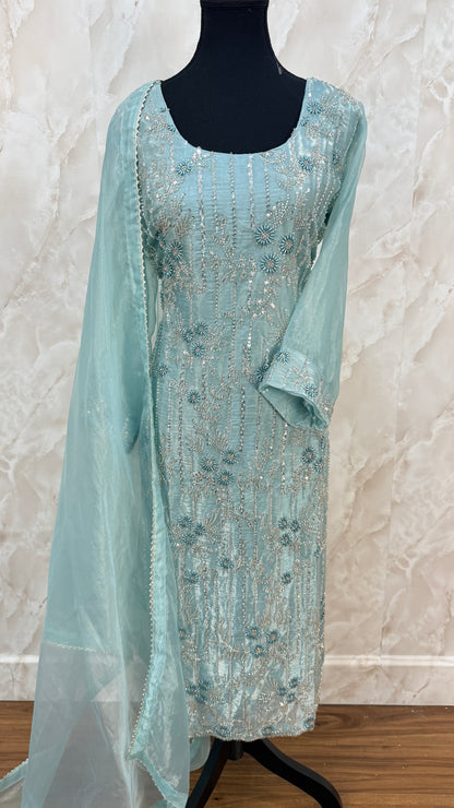 Full handwork suit with pants