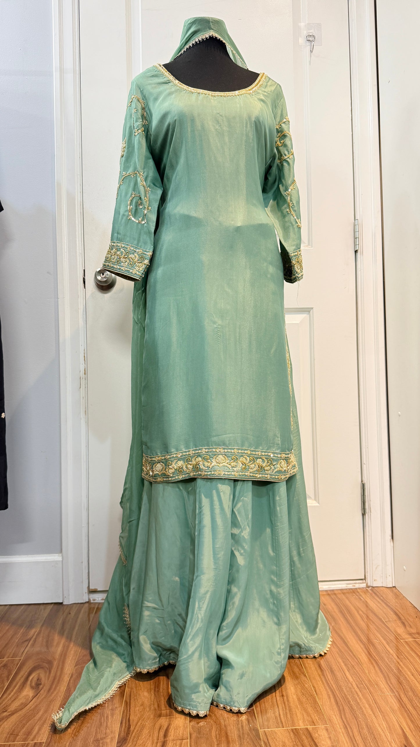 Boutique ready Silk sharar suit