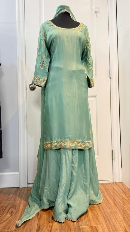 Boutique ready Silk sharar suit