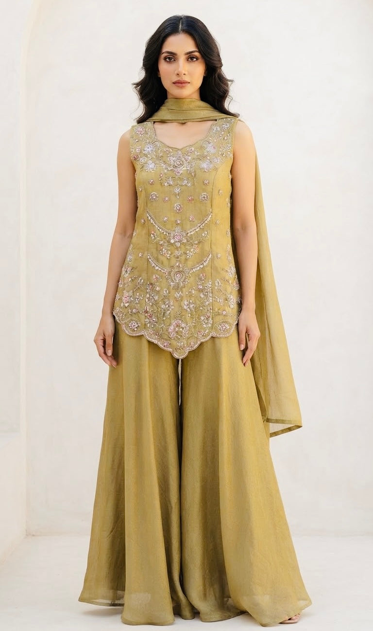 Designer sharara set SF654