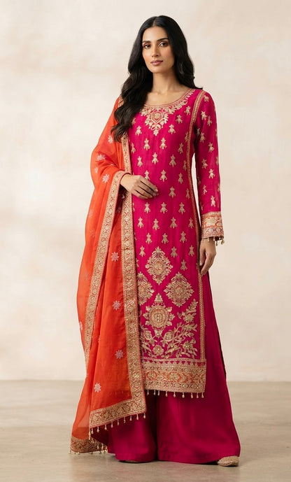 Chinnon pakistani party wear suit SF432
