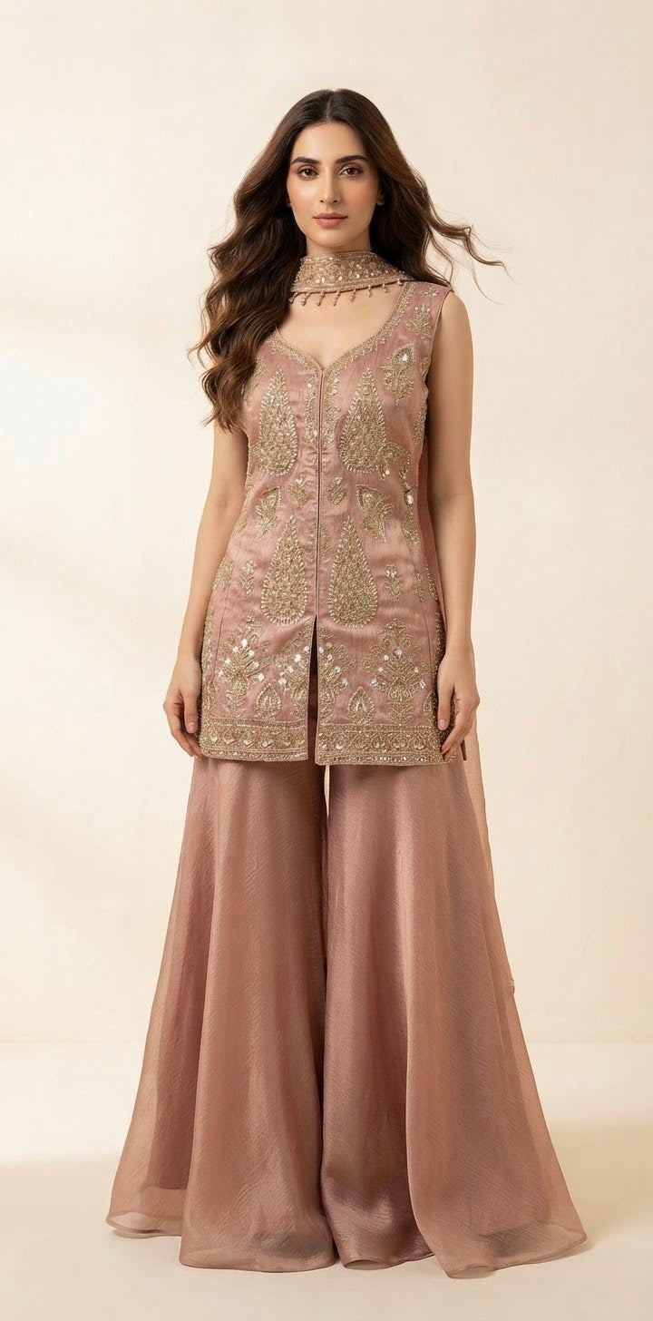 Designer sharara set SF647