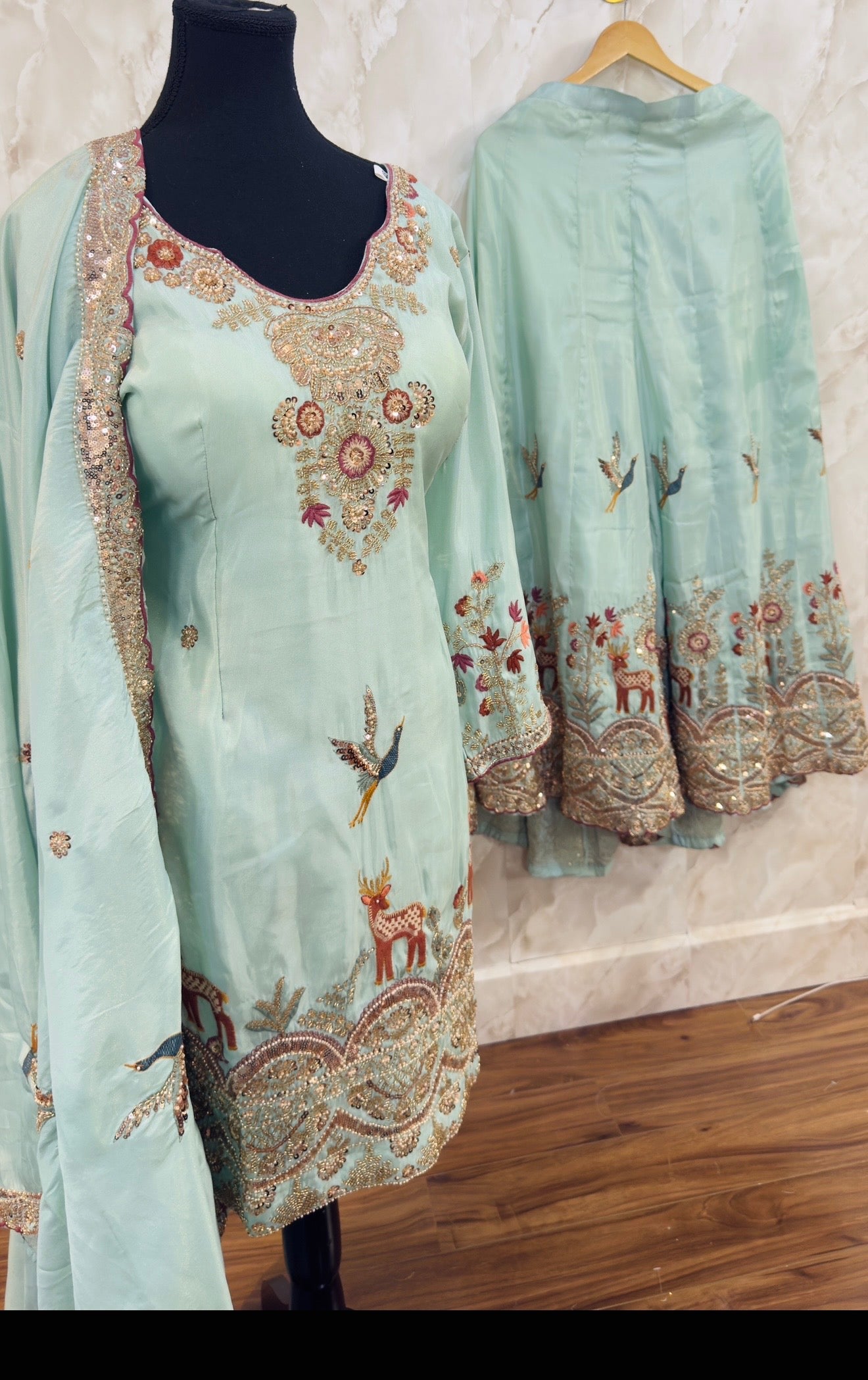 Heavy sharara suit SF513
