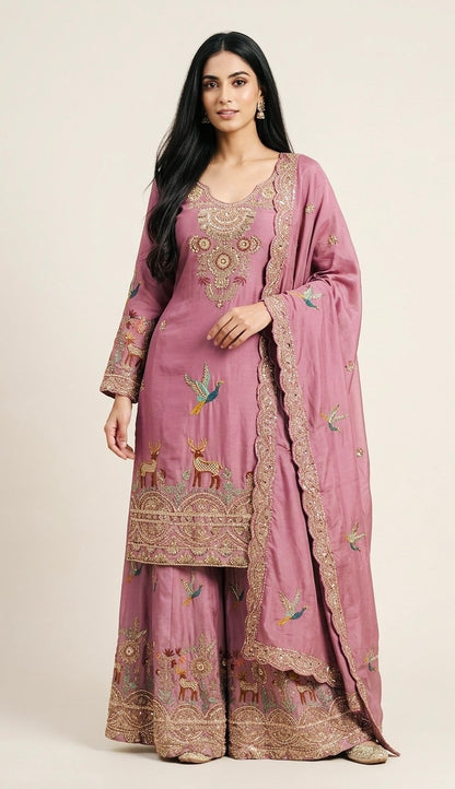 Heavy sharara suit SF513