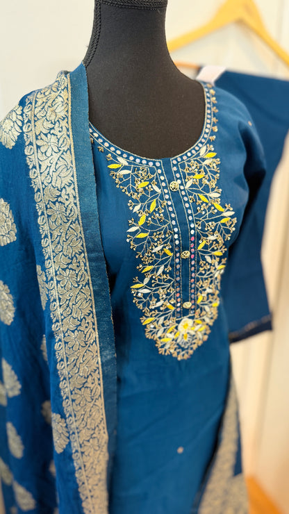 Banarasi duptta suit