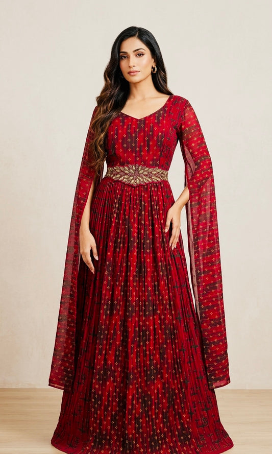 Designer georgette gown