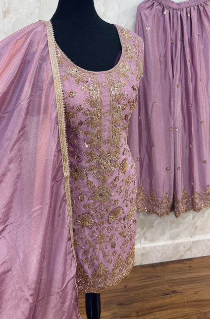 Beautiful sharara suit SF593
