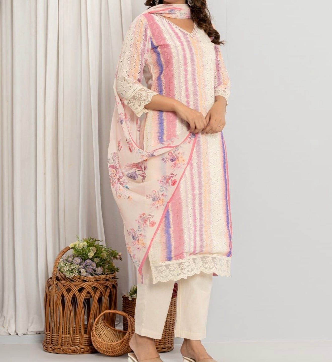 Pure cotton suit