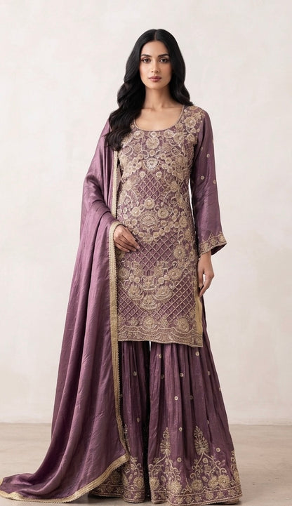 Party wear sharara suit