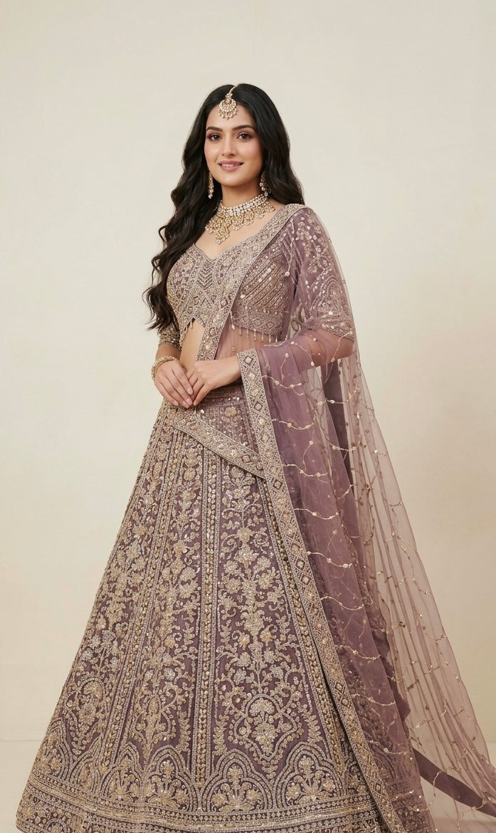 Heavy party wear lehnga