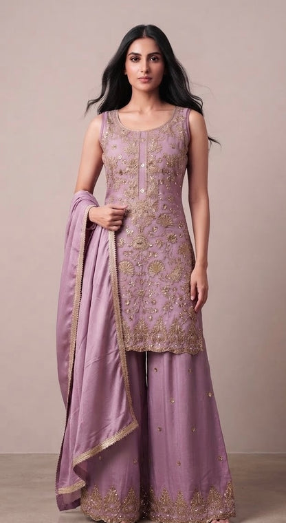 Beautiful sharara suit SF593
