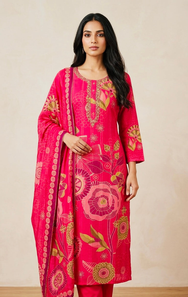 Muslin pant suit