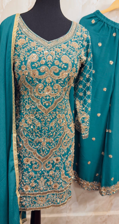 Party wear sharara suit