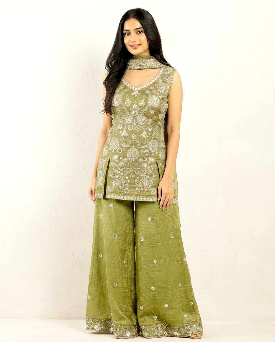 Designer sharara set SF631