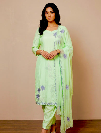 Pure muslin salwar suit
