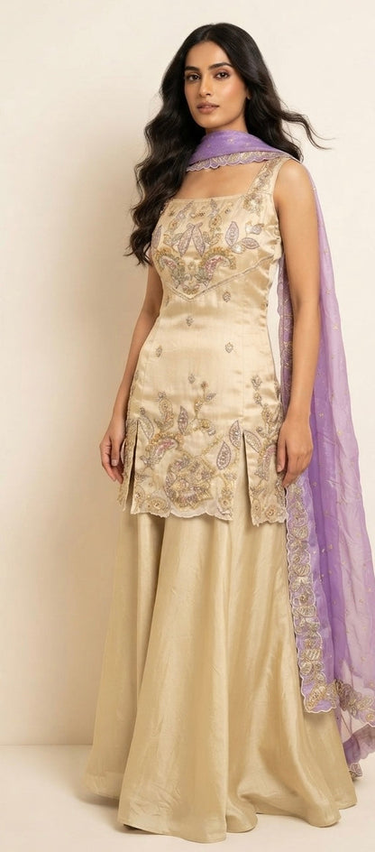 Designer sharara suit SF499