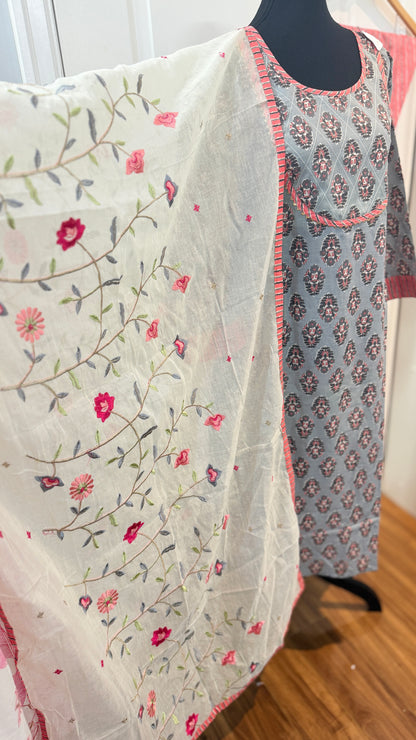 Beautiful designer duptta suit