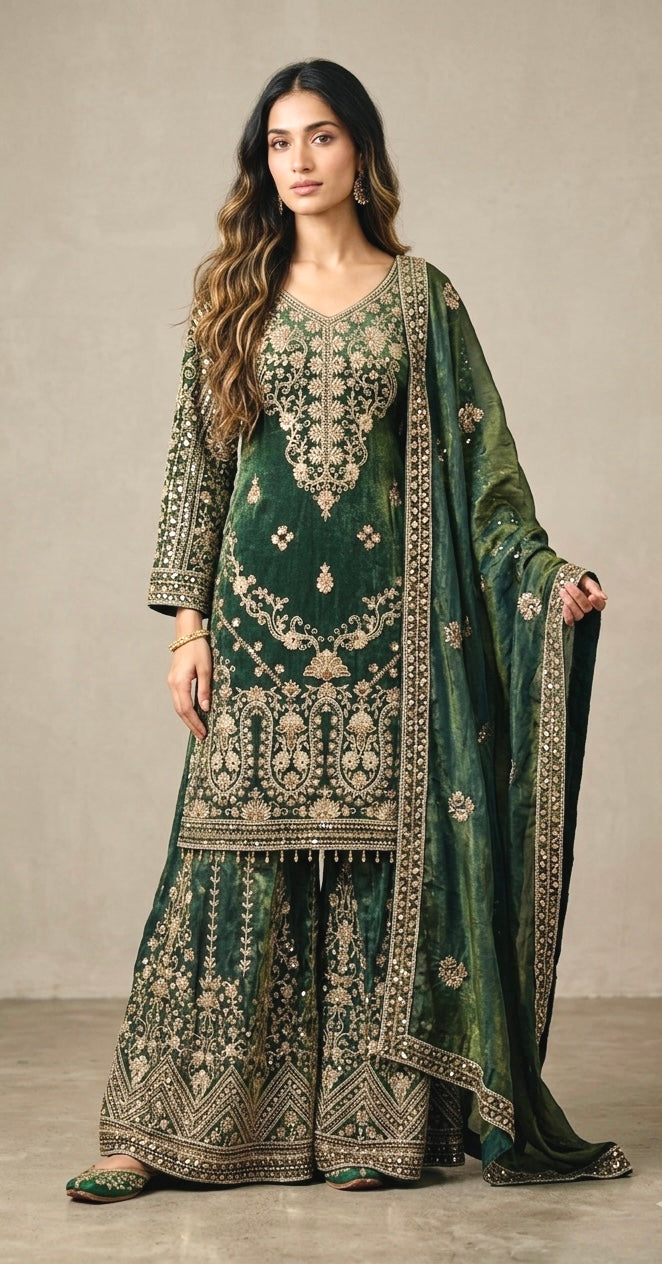 Party wear sharara suit SF500
