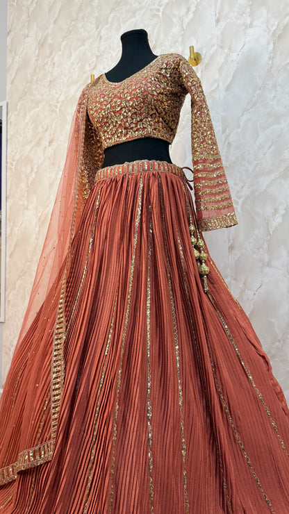 Heavy party wear lehnga