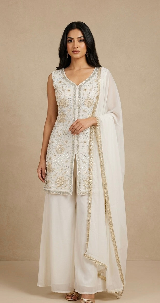 Georgette sharara suit