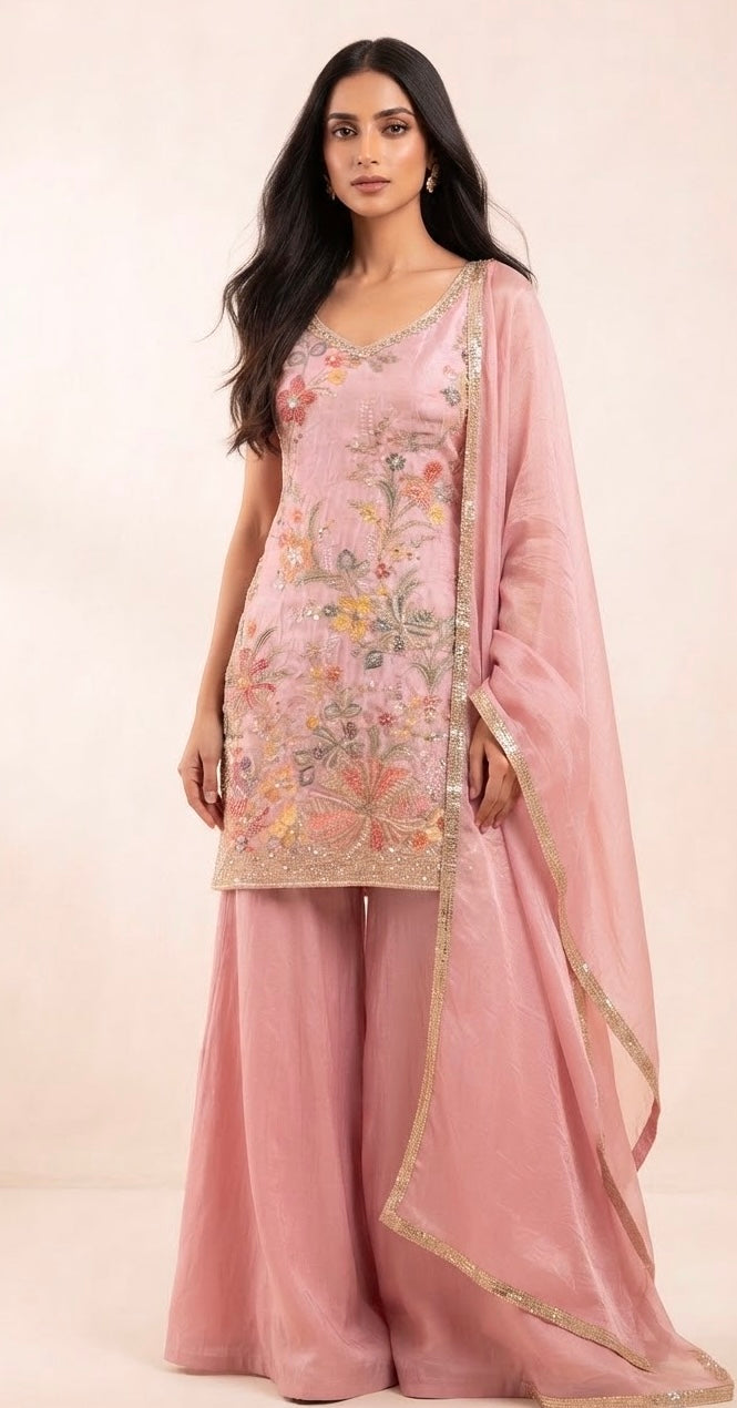Party wear sharara suit