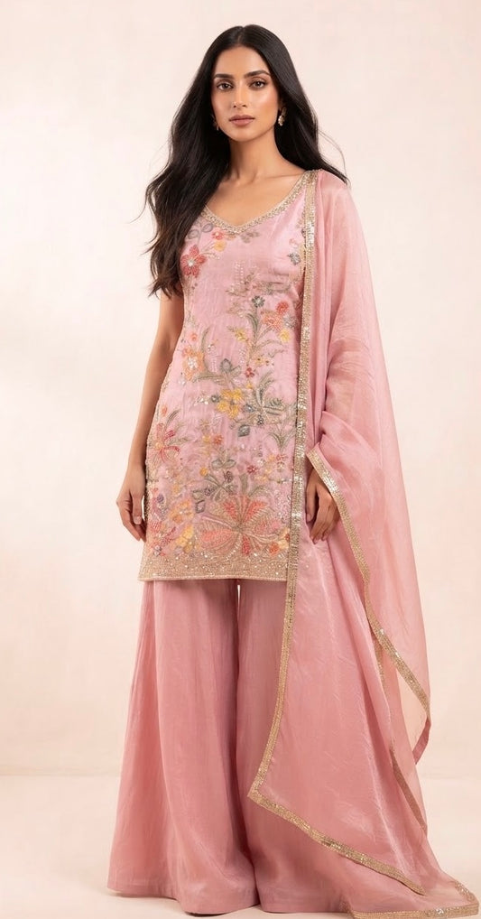 Party wear sharara suit