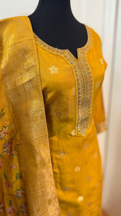 Banarasi duptta suit