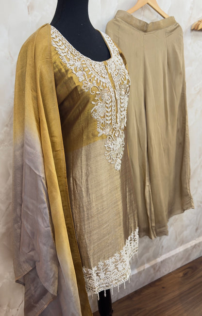 Shimmer plazzo suit SF430