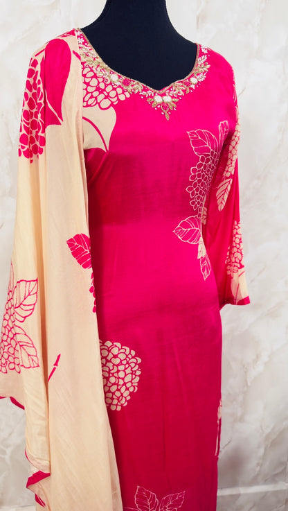 Pure muslin pant suit