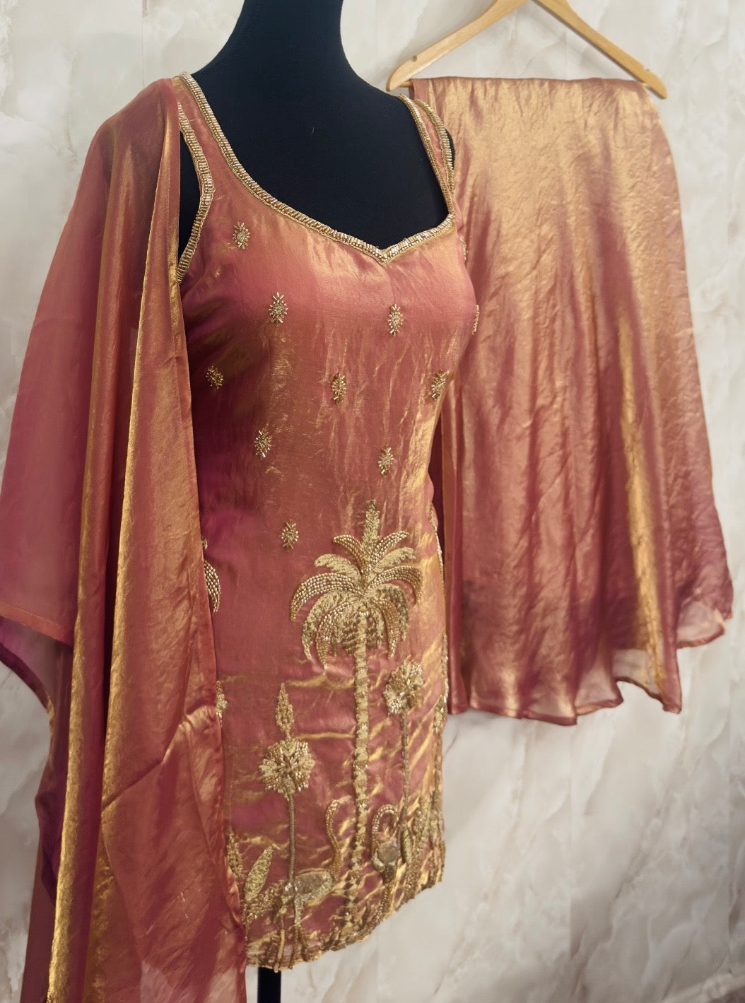 Handwork sharara suit