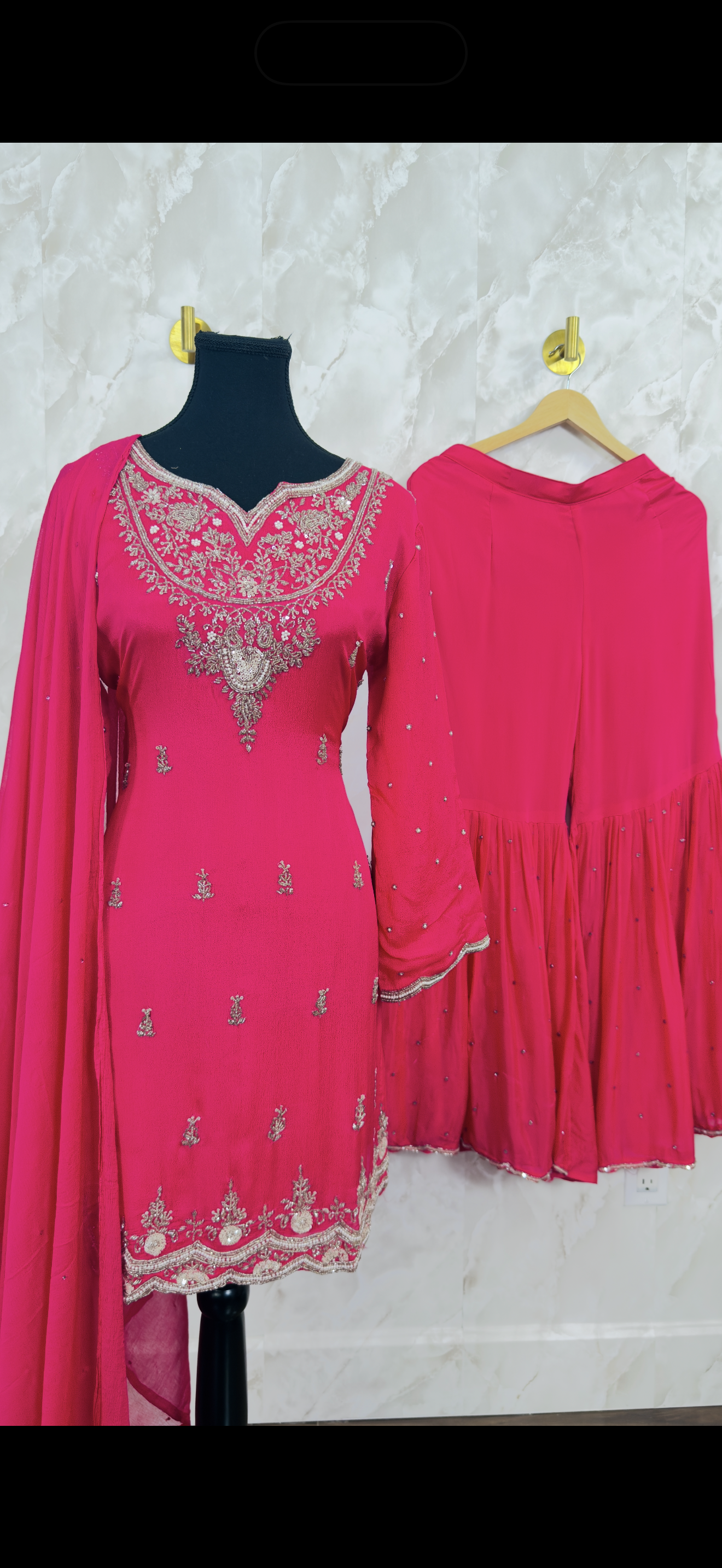 Pure chinnon grara suit