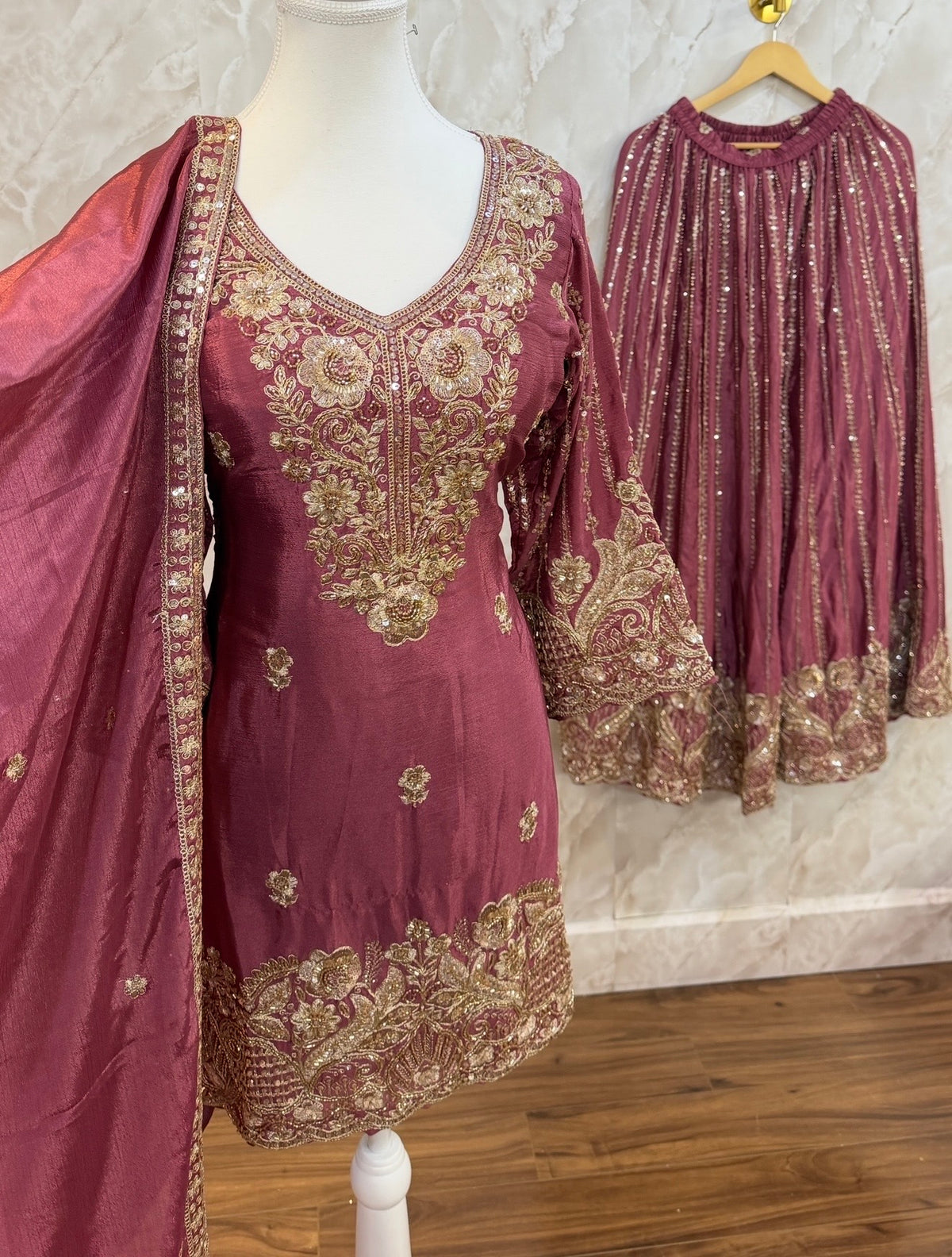 Beautiful sharara suit SF694