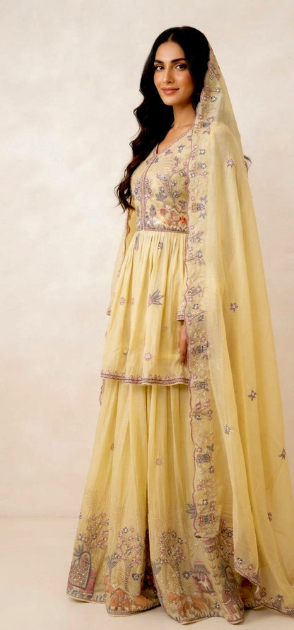 Party wear Peplum style lehnga SF438
