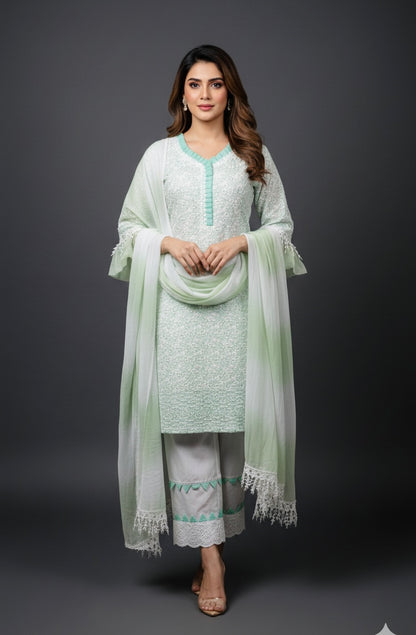 Pakistani pure cotton suit