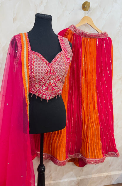 Beautiful jago style lehnga SF460