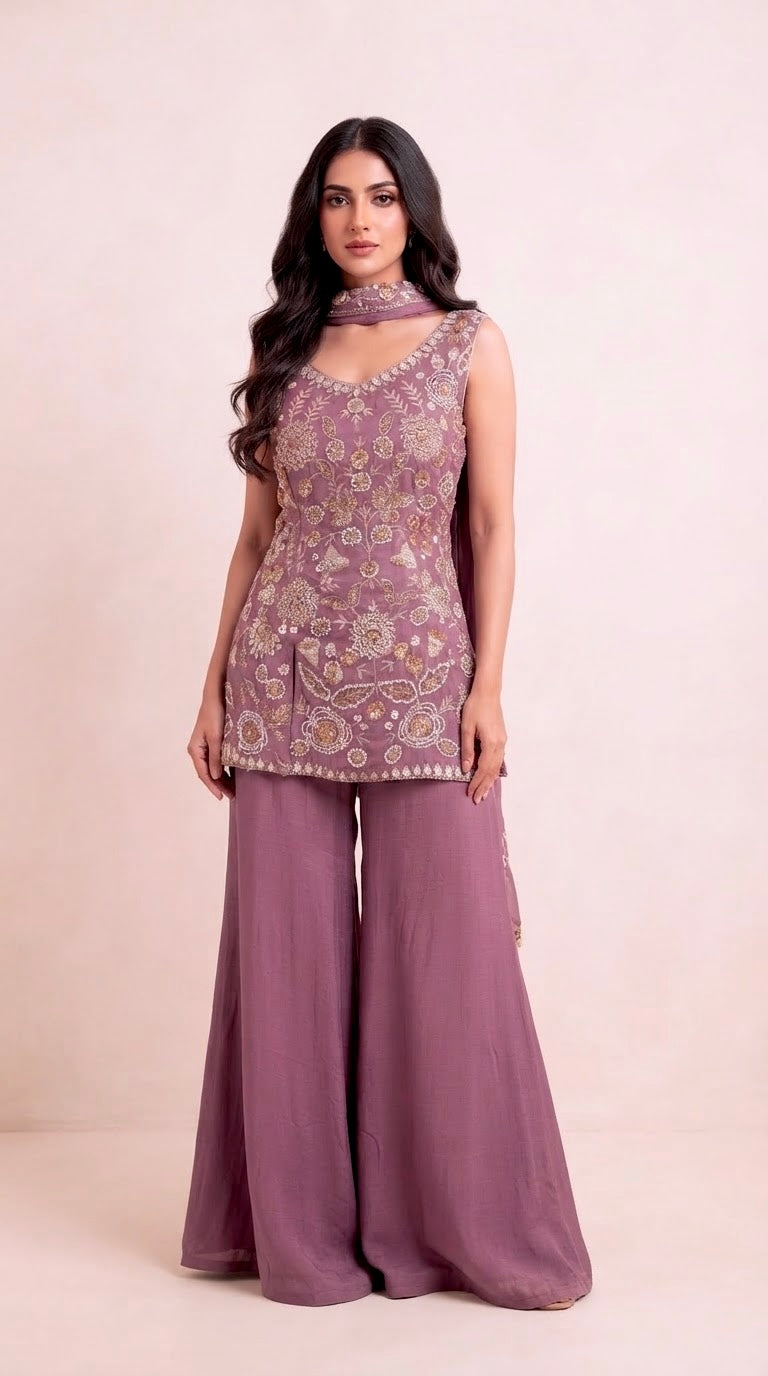 Designer sharara set SF641
