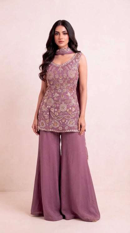 Designer sharara set SF641