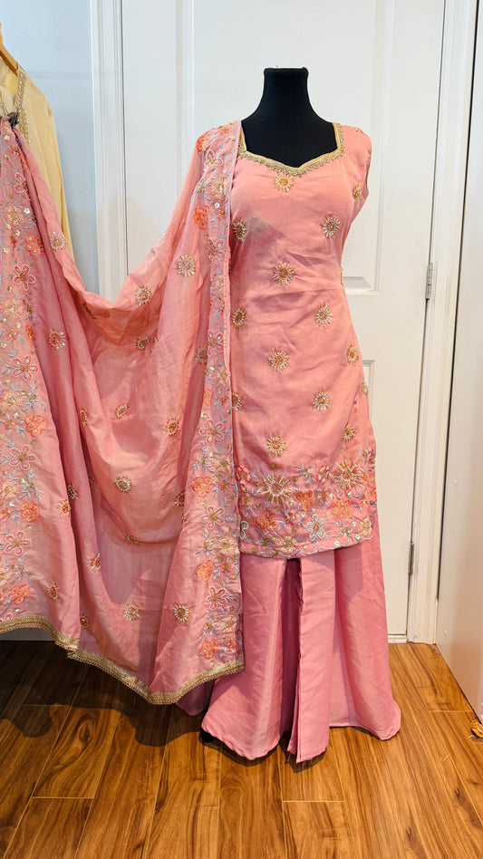 Shimmer party wear suit