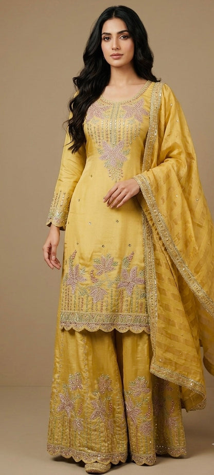 Party wear sharara suit