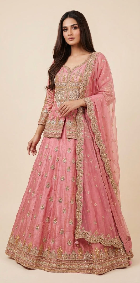 Heavy partywear lehnga sf692