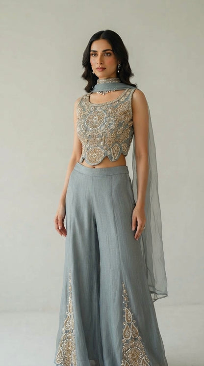 Indo western sharara set SF649