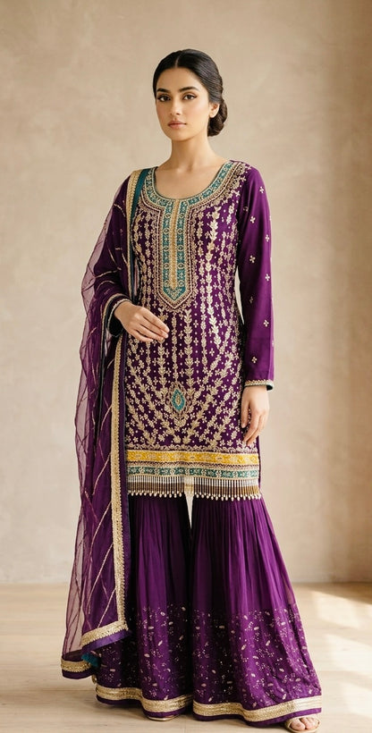 Heavy party wear suit