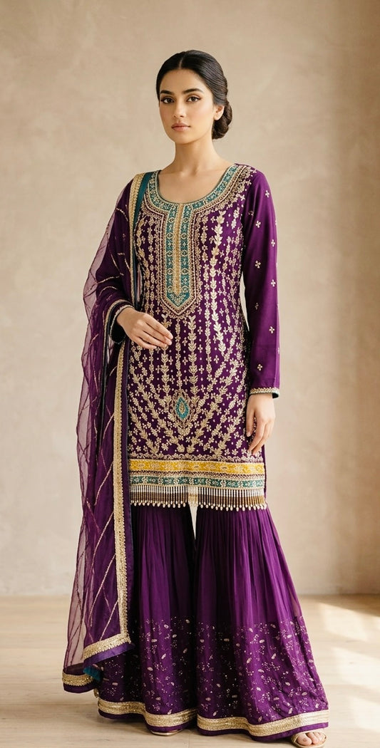 Heavy party wear suit