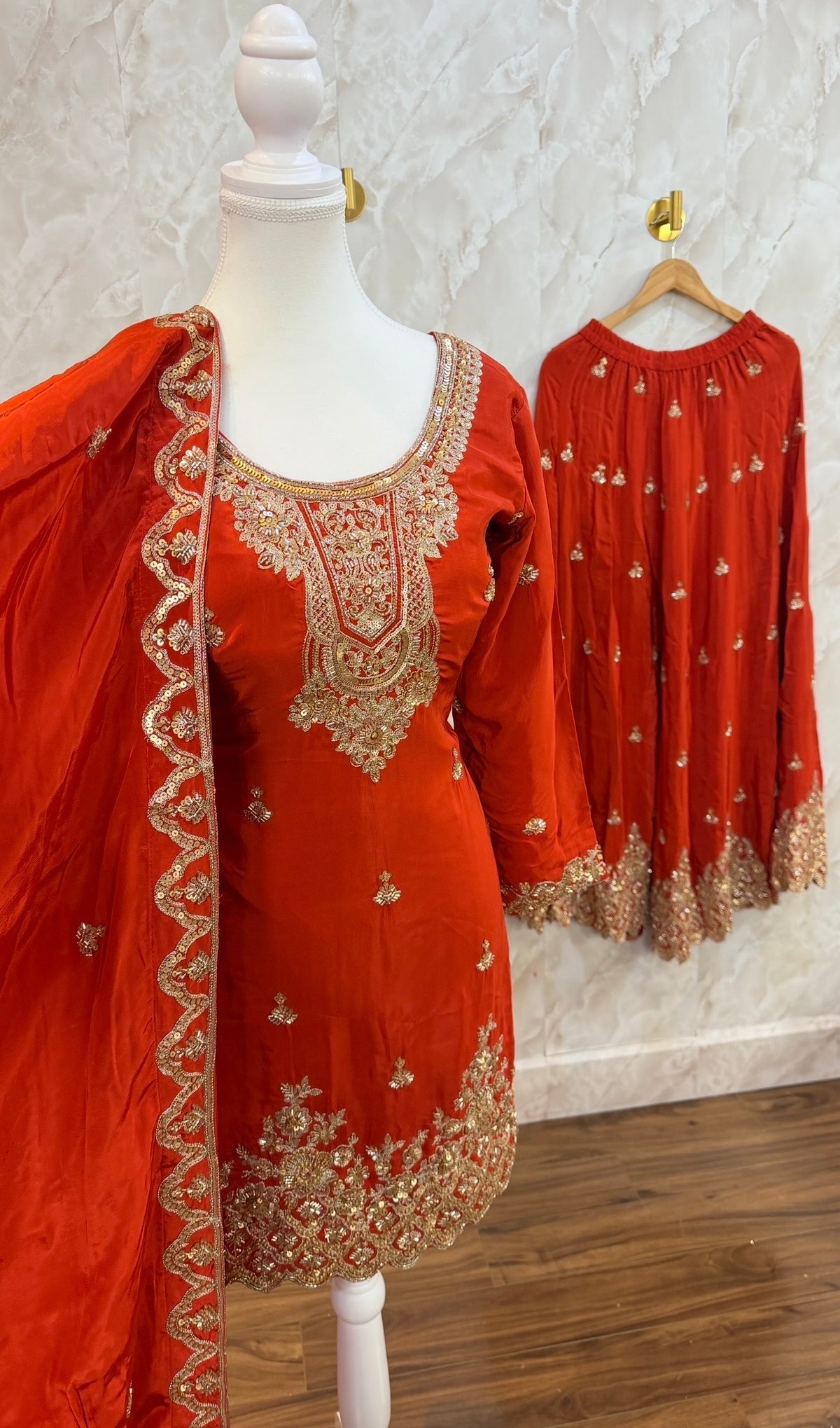 Heavy sharara suit SF698
