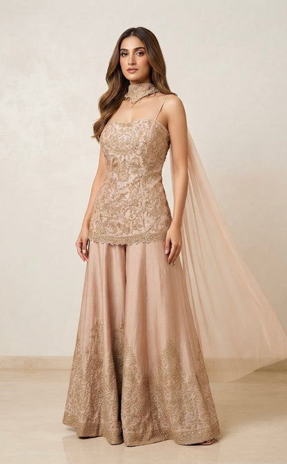 Designer sharara set SF627